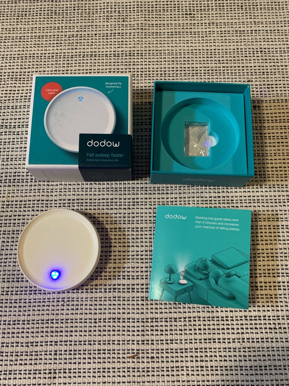 Dodow Sleep Aid Device New Open Box Tested Working